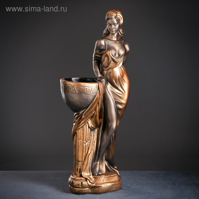 Фигура с кашпо "Девушка Дана" черное золото, 1,2 л / 20х81х31см
Фигура с кашпо "Девушка Дана" черное золото, 1,2 л / 20х81х31см