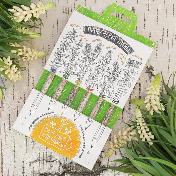 Растущие карандаши "Прованские травы" набор 6 шт. цветные
Растущие карандаши "Прованские травы" набор 6 шт. цветные