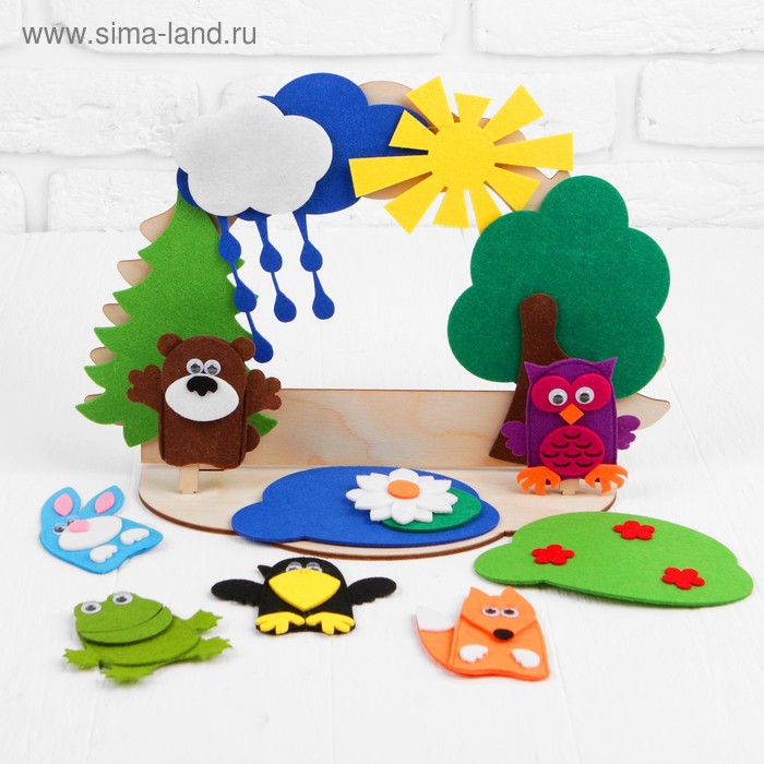 Театр на столе «Лесные жители» 
Театр на столе «Лесные жители»
