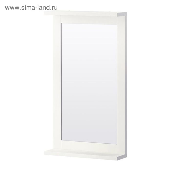 Зеркало с полкой, цвет белый СИЛВЕРОН
Зеркало с полкой, цвет белый СИЛВЕРОН