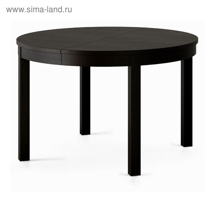 фото Раздвижной стол, цвет коричнево-чёрный бьюрста ikea