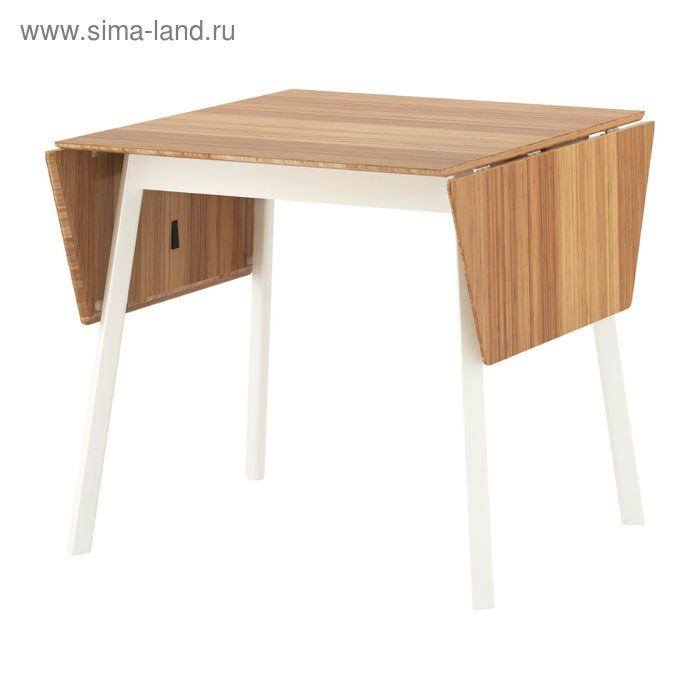 Стол c откидными полами, цвет бамбук/белый ИКЕА ПС 2012
Стол c откидными полами, цвет бамбук/белый ИКЕА ПС 2012
