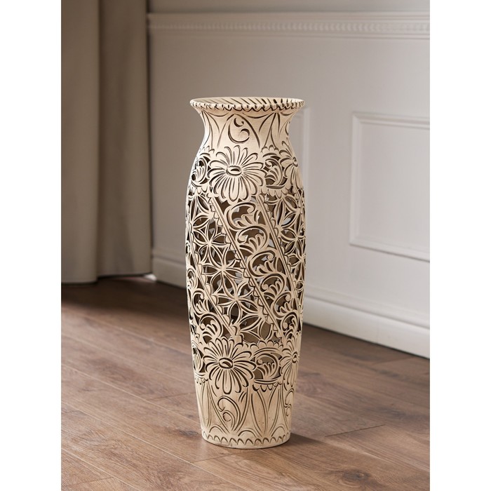 Ваза керамическая "Луиза", напольная, сквозная резка, под шамот, 67 см, микс
Ваза керамическая "Луиза", напольная, сквозная резка, под шамот, 67 см, микс