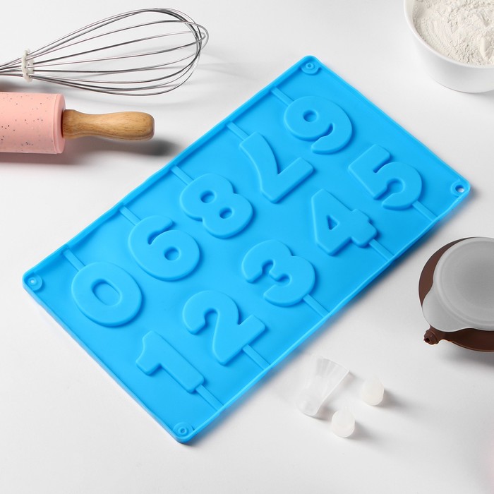Набор для выпечки «Цифры», 5 предметов: форма, ёмкость для крема, 3 насадки 2×1 см, цвет МИКС
Набор для выпечки «Цифры», 5 предметов: форма, ёмкость для крема, 3 насадки 2×1 см, цвет МИКС
