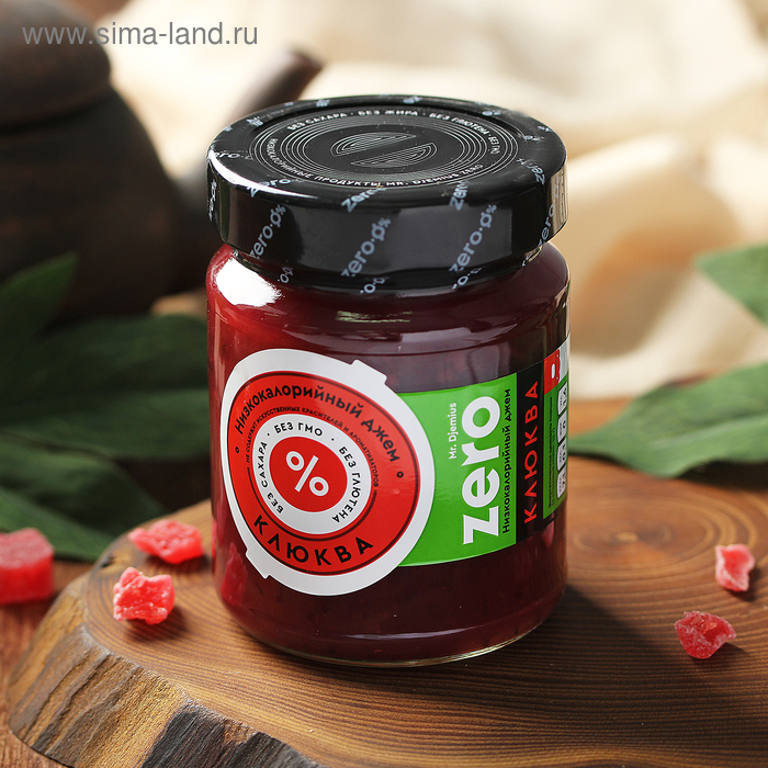 Низкокалорийный джем Mr. Djemius ZERO, клюква, 270 мл
Низкокалорийный джем Mr. Djemius ZERO, клюква, 270 мл