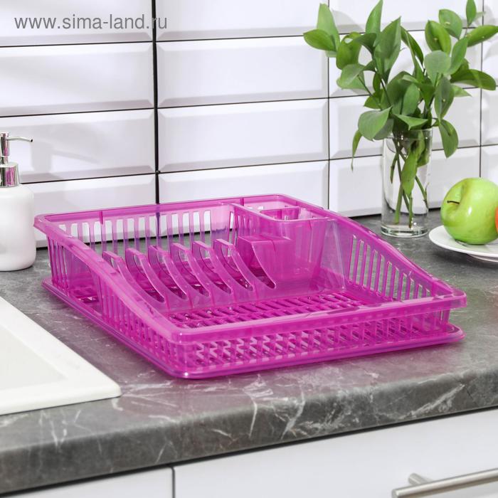 Сушилка для посуды «Степ», 38×31×8 см, цвет МИКС
Сушилка для посуды «Степ», 38×31×8 см, цвет МИКС