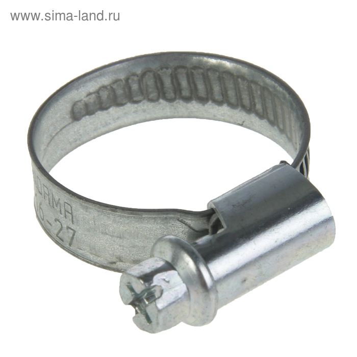Хомут червячный NORMA, диаметр 16-27 мм, ширина ленты 9 мм, оцинкованный
Хомут червячный NORMA, диаметр 16-27 мм, ширина ленты 9 мм, оцинкованный