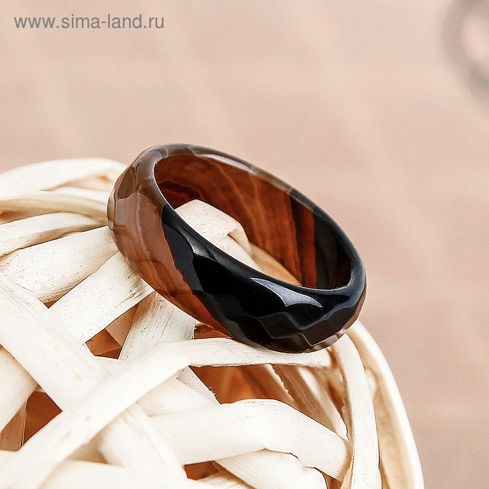 Кольцо гранёное "Агат полосатый" 6мм, размер МИКС (17-20)
Кольцо гранёное "Агат полосатый" 6мм, размер МИКС (17-20)