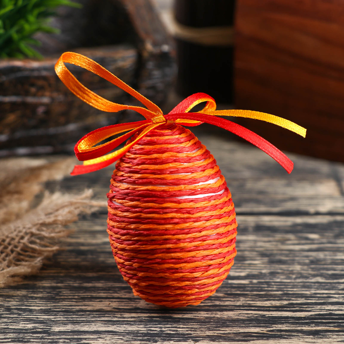 Декор пасхальный подвеска "Яйцо плетёнка" набор 6 шт яйцо 4х6 см
Декор пасхальный подвеска "Яйцо плетёнка" набор 6 шт яйцо 4х6 см