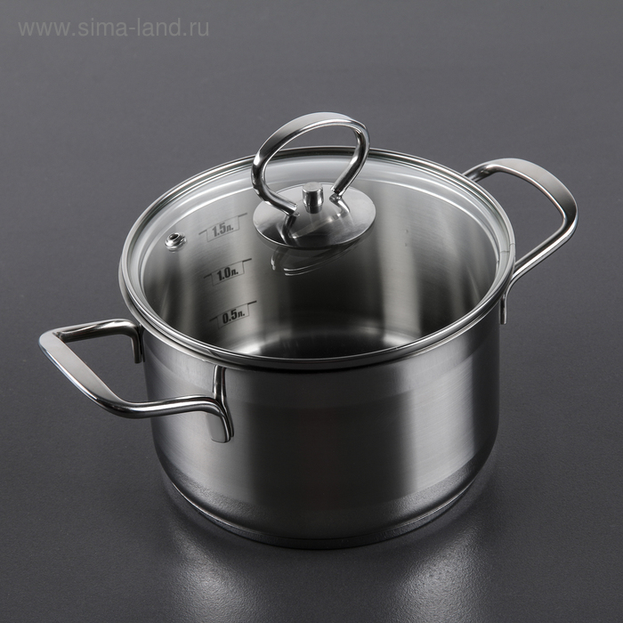 Кастрюля «Лотос Классика», 1,8 л, стеклянная крышка, цвет хромированный
Кастрюля «Лотос Классика», 1,8 л, стеклянная крышка, цвет хромированный
