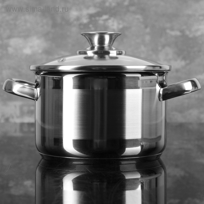 Кастрюля «Лотос традиция», 1,8 л, стеклянная крышка, цвет хромированный
Кастрюля «Лотос традиция», 1,8 л, стеклянная крышка, цвет хромированный