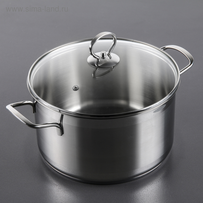 Кастрюля «Лотос Классика», 5 л, капсульное дно, стеклянная крышка
Кастрюля «Лотос Классика», 5 л, капсульное дно, стеклянная крышка
