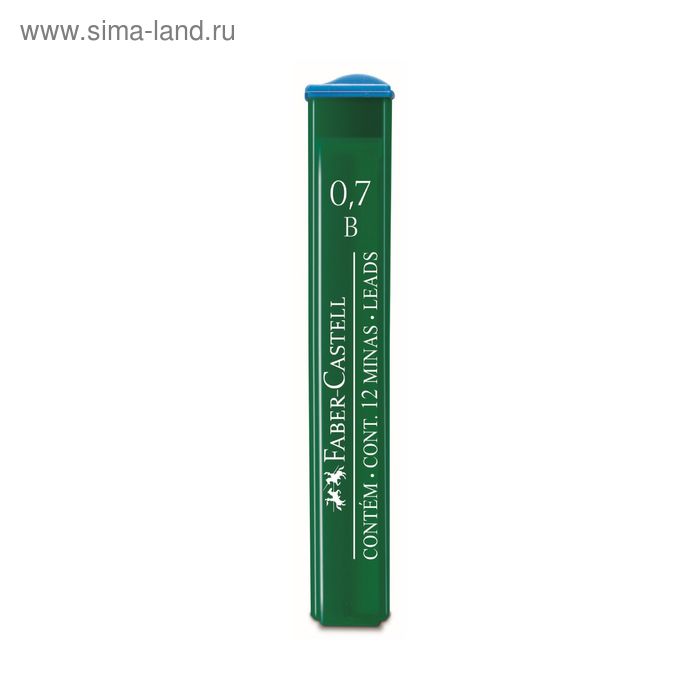 Грифели для механических карандашей 0.7 мм Faber-Castell Polymer В 12 штук, футляр
Грифели для механических карандашей 0.7 мм Faber-Castell Polymer В 12 штук, футляр