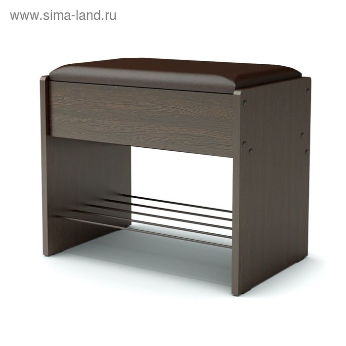 Банкетка 532х355х466 венге/кож.зам.коричневый
Банкетка 532х355х466 венге/кож.зам.коричневый