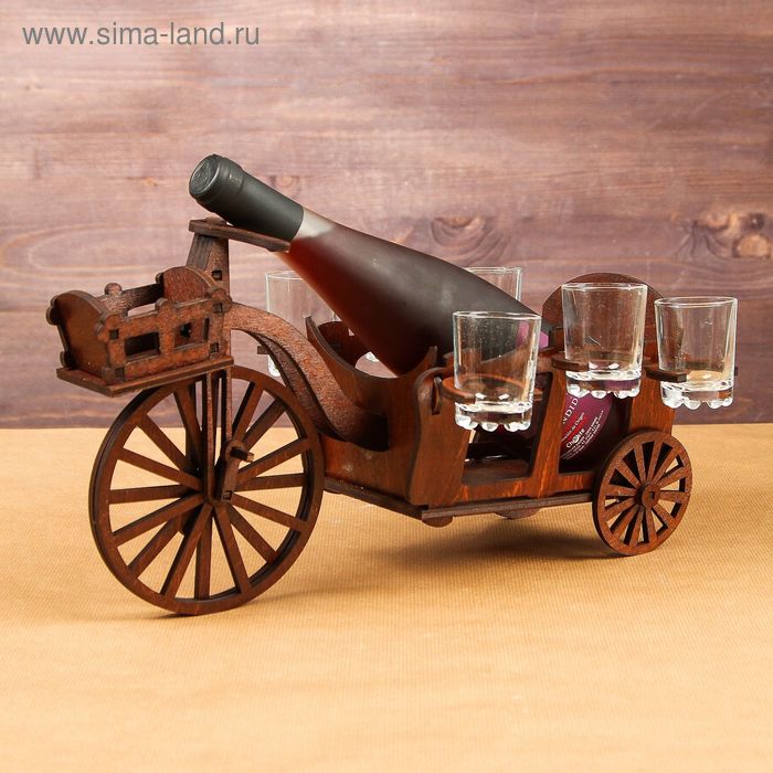 Мини-бар деревянный "Велосипед", тёмный, 22 см
Мини-бар деревянный "Велосипед", тёмный, 22 см