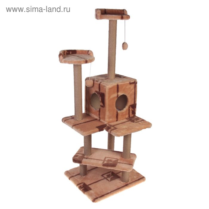 Комплекс для кошек "Лестница", 56 х 52 х 140 см, джут, микс цветов
Комплекс для кошек "Лестница", 56 х 52 х 140 см, джут, микс цветов