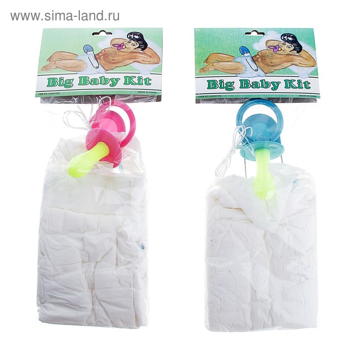 Прикол «Набор младенца», для взрослых, 3 предмета: подгузник, булавка, соска, цвета МИКС
Прикол «Набор младенца», для взрослых, 3 предмета: подгузник, булавка, соска, цвета МИКС