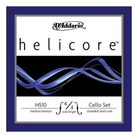 Струны для виолончели D'Addario H510-4/4M Helicore размером 4/4, среднее натяжение
Струны для виолончели D'Addario H510-4/4M Helicore размером 4/4, среднее натяжение