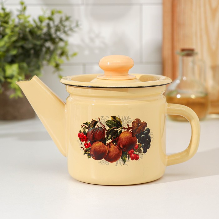 Чайник заварочный, 1 л, фиксированная ручка, цвет бежевый
Чайник заварочный, 1 л, фиксированная ручка, цвет бежевый