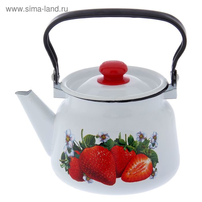 Чайник «Клубника садовая», 2,3 л, цвет белый
Чайник «Клубника садовая», 2,3 л, цвет белый