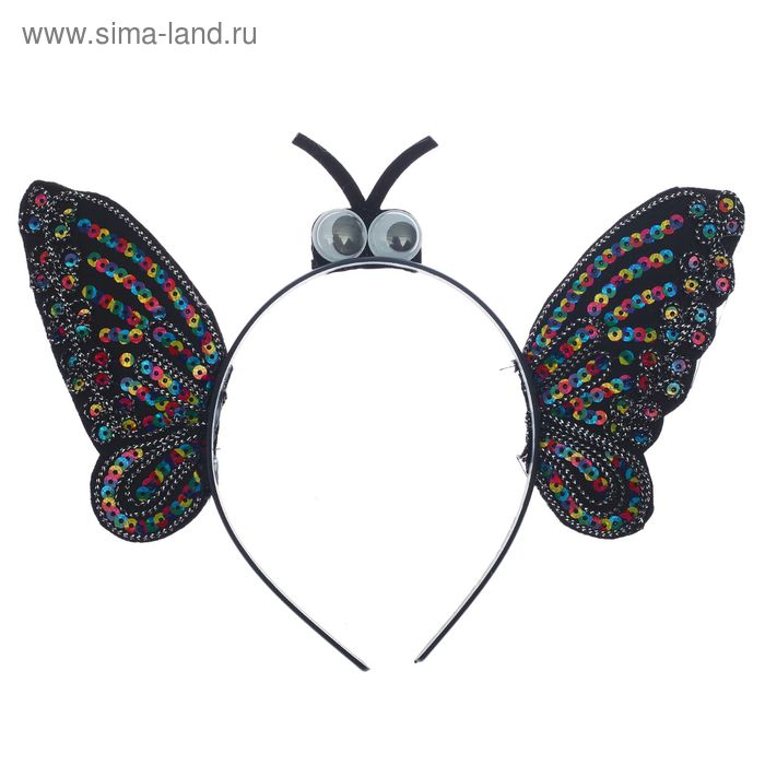 Карнавальный ободок «Бабочка», перелив
Карнавальный ободок «Бабочка», перелив