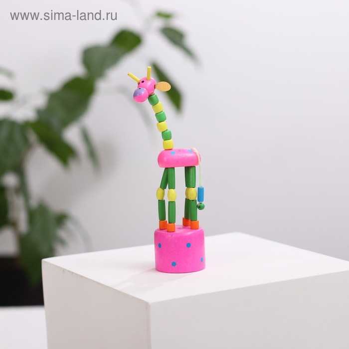 Дергунчик - марионетка "Жирафик", цвета МИКС
Дергунчик - марионетка "Жирафик", цвета МИКС