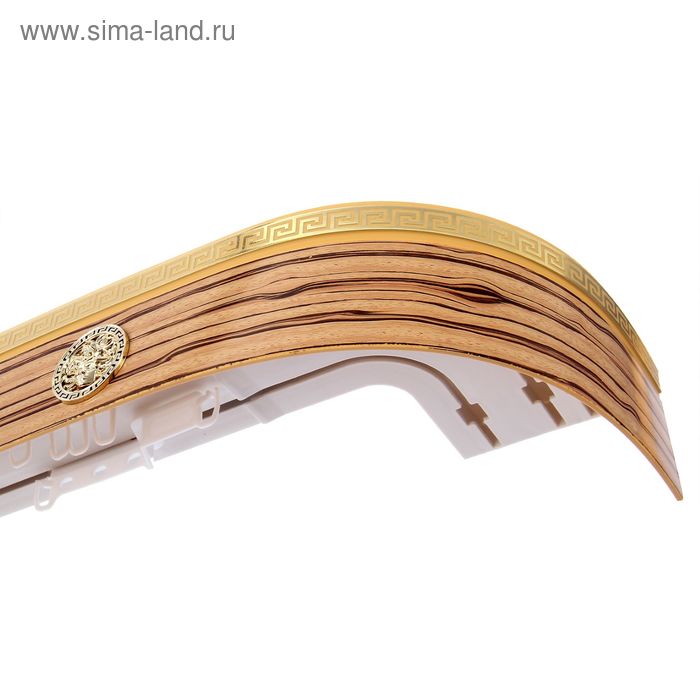 Карниз трёхрядный «Ультракомпакт. Медуза», 260 см, с декоративной планкой 7 см, цвет бежевый
Карниз трёхрядный «Ультракомпакт. Медуза», 260 см, с декоративной планкой 7 см, цвет бежевый