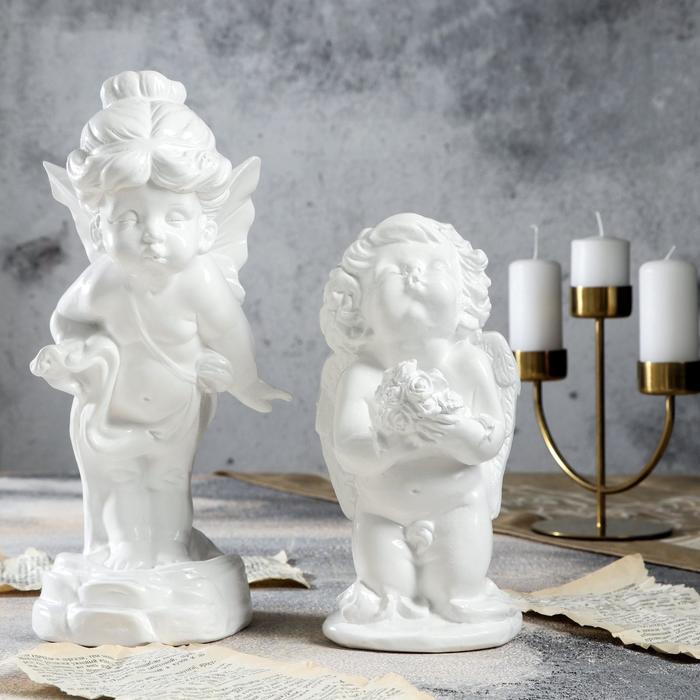 Статуэтка "Ангел и мотылёк", 2 шт, белая, 29 см
Статуэтка "Ангел и мотылёк", 2 шт, белая, 29 см