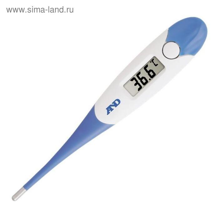 фото Термометр электронный a&d dt-623, водонепроницаемый корпус, гибкий наконечник, память