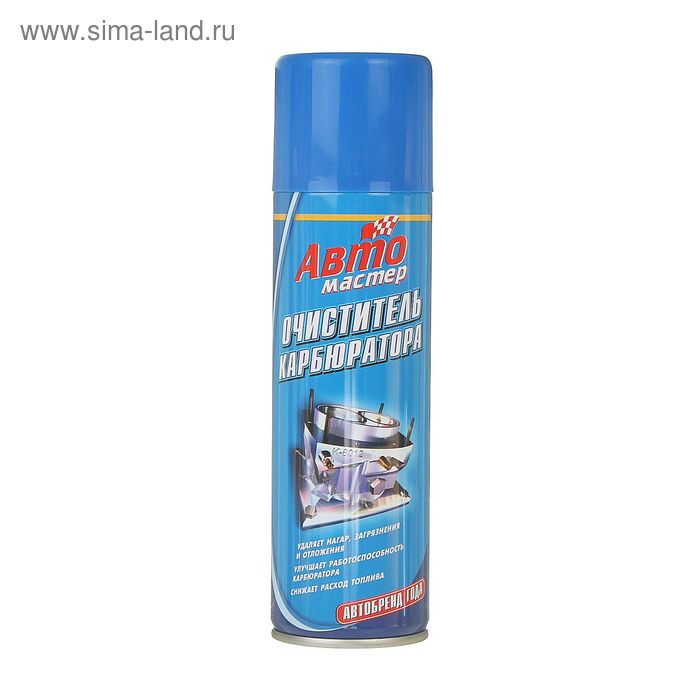 Очиститель карбюратора Авто мастер, 225 мл, аэрозоль
Очиститель карбюратора Авто мастер, 225 мл, аэрозоль