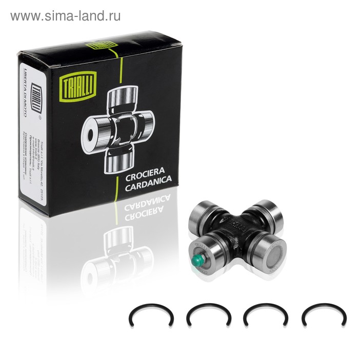 Крестовина передняя для автомобилей Kia Sorento (02-)/ Sportage I (94-) (26.5x48x71) N090-89-251, TRIALLI CC 526
Крестовина передняя для автомобилей Kia Sorento (02-)/ Sportage I (94-) (26.5x48x71) N090-89-251, TRIALLI CC 526