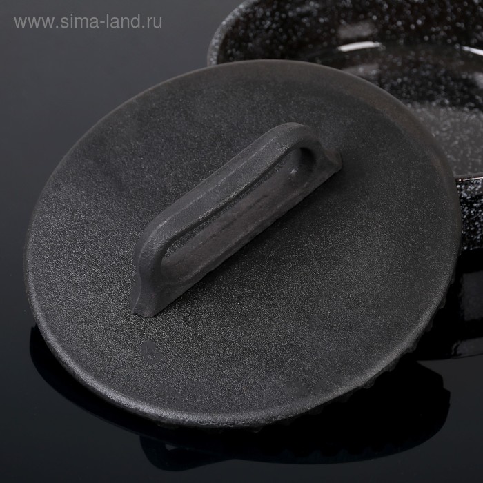 Крышка-пресс под сковороду-гриль, 24×4 см
Крышка-пресс под сковороду-гриль, 24×4 см