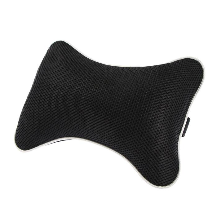 Ортопедическая подушка на подголовник из черной дышащей сетки
Ортопедическая подушка на подголовник из черной дышащей сетки