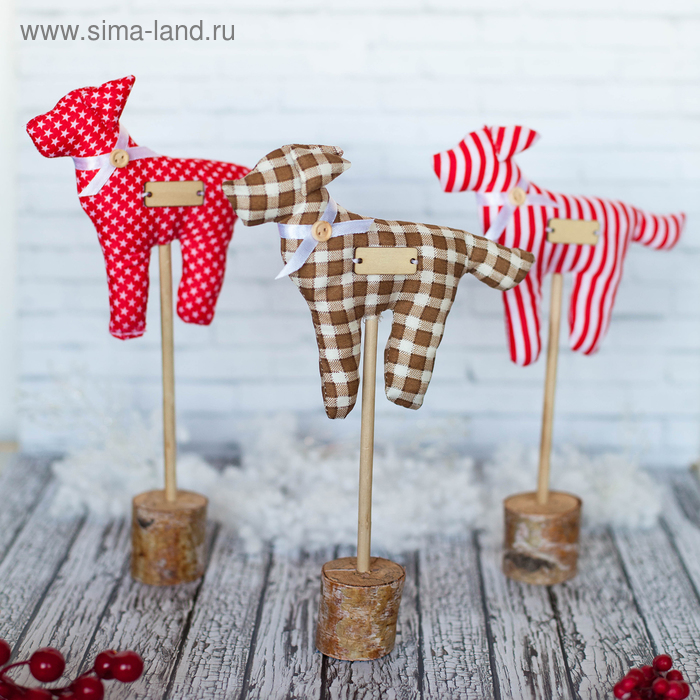 Фигурки на подставке «Забавные собачки», набор для шитья, 10,7 × 16,3 × 5 см
Фигурки на подставке «Забавные собачки», набор для шитья, 10,7 × 16,3 × 5 см