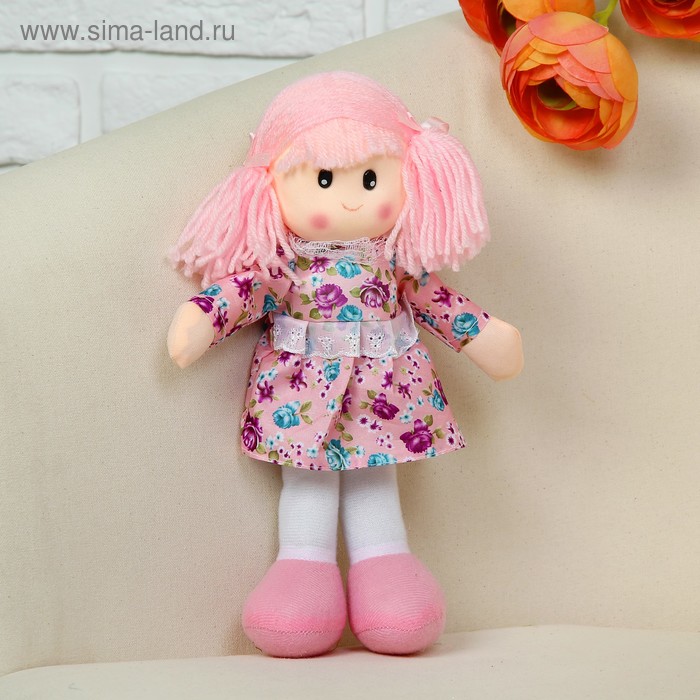 Мягкая игрушка «Кукла», в платье с цветочками, цвета МИКС
Мягкая игрушка «Кукла», в платье с цветочками, цвета МИКС