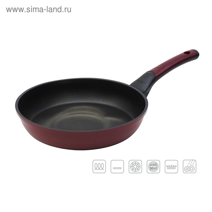 Сковорода Oursson, PF2422P/DC, 24 см, бордовый
Сковорода Oursson, PF2422P/DC, 24 см, бордовый