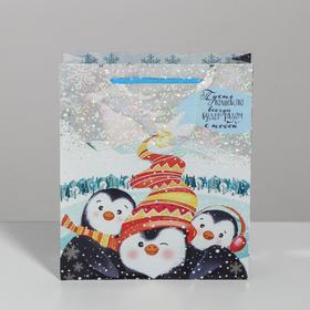 Пакет подарочный голография вертикальный «Новогоднее волшебство», 23 x 27 × 8 см 
Пакет подарочный голография вертикальный «Новогоднее волшебство», 23 x 27 × 8 см