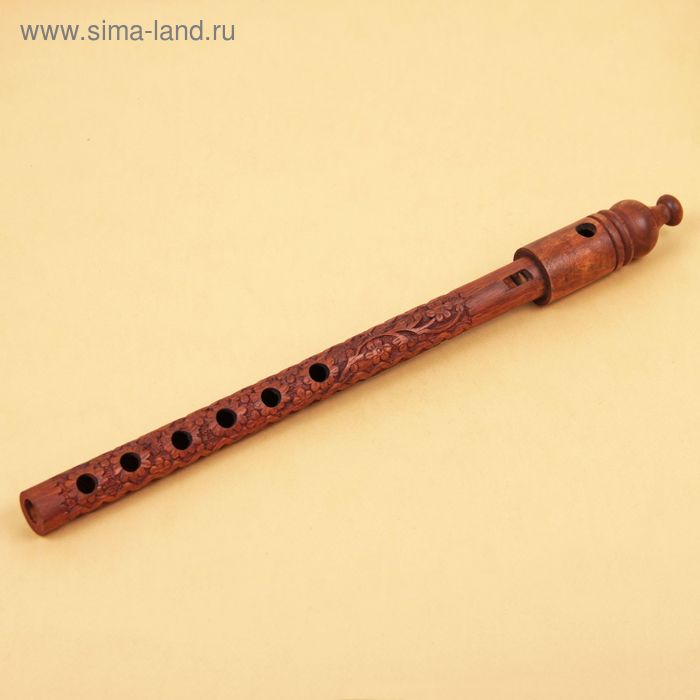 Флейта дерево "Резная" тёмная 4х4х41 см
Флейта дерево "Резная" тёмная 4х4х41 см