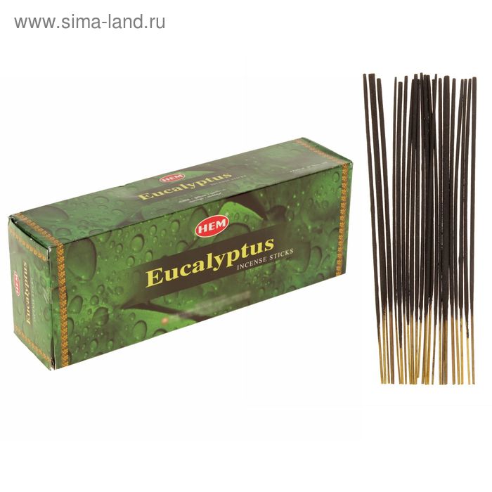 Благовония "HEM" 20 палочек угольные eucalyptus
Благовония "HEM" 20 палочек угольные eucalyptus