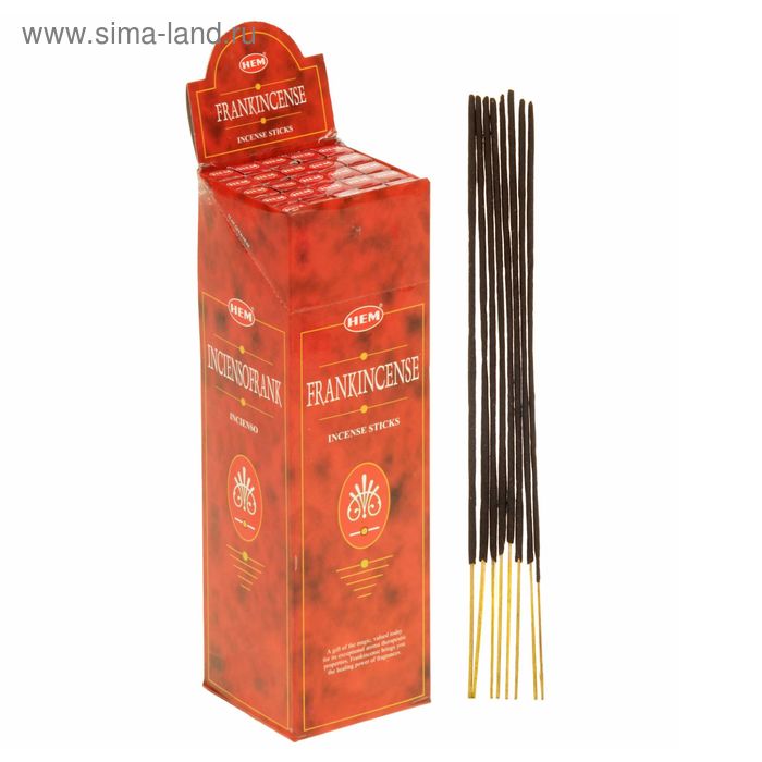 Благовония "HEM" 8 палочек угольные frankincense
Благовония "HEM" 8 палочек угольные frankincense