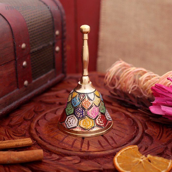 Колокольчик латунь "Соты" 12,3х6,2х6,2 см
Колокольчик латунь "Соты" 12,3х6,2х6,2 см