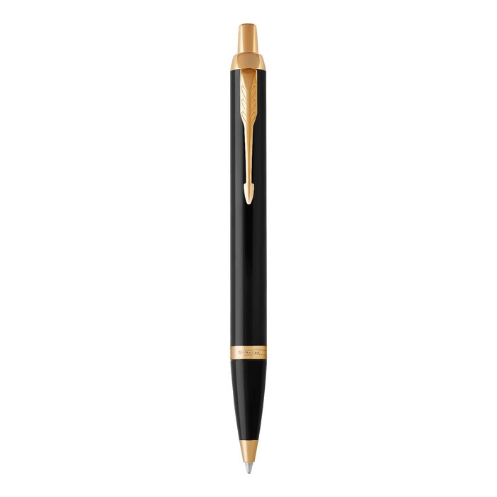 Ручка шариковая Parker IM Core Black GT M, корпус из латуни чёрный матовый/ золотой, синие чернила (1931666)
Ручка шариковая Parker IM Core Black GT M, корпус из латуни чёрный матовый/ золотой, синие чернила (1931666)