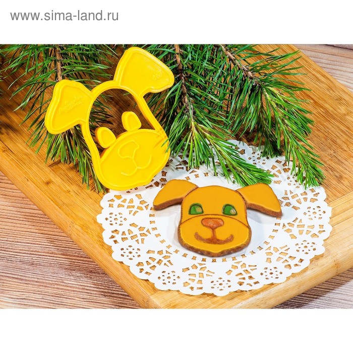 Форма для вырезки теста «Собачка», цвет жёлтый
Форма для вырезки теста «Собачка», цвет жёлтый