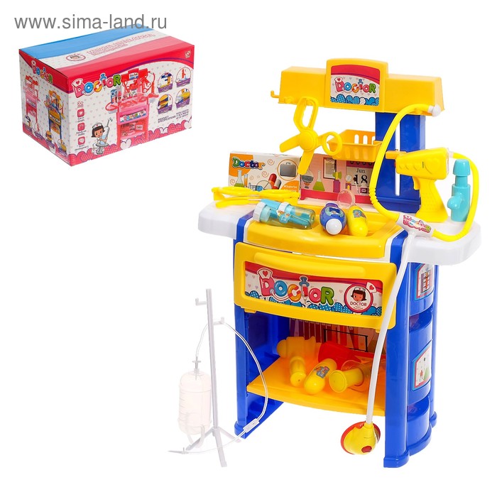 Набор доктора «Терапевт» с аксессуарами, бежит вода из крана
Набор доктора «Терапевт» с аксессуарами, бежит вода из крана