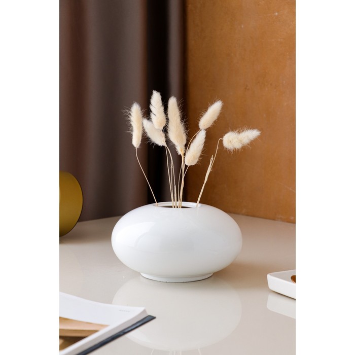 Ваза керамическая "Пайетка", настольная, белая, 10 см
Ваза керамическая "Пайетка", настольная, белая, 10 см