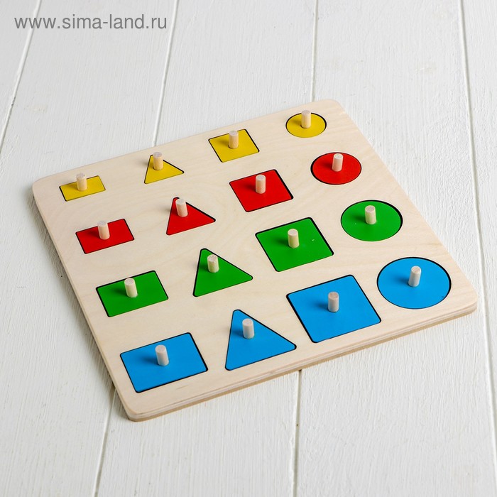 Рамка - вкладыш «Геометрические формы» 16 деталей
Рамка - вкладыш «Геометрические формы» 16 деталей