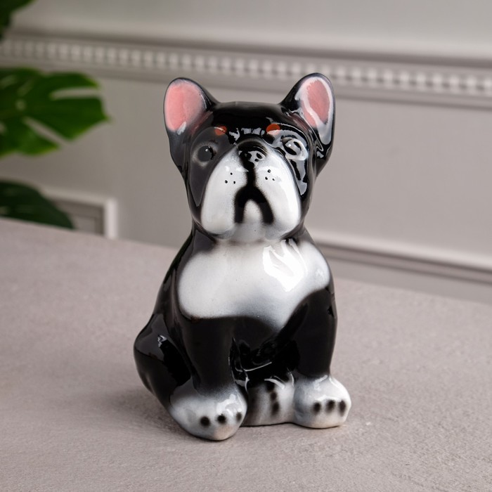 Копилка "Французский бульдог", глянец, чёрный цвет, 19 см
Копилка "Французский бульдог", глянец, чёрный цвет, 19 см