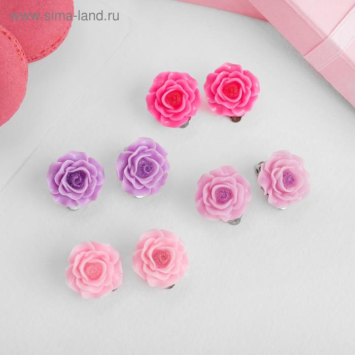 Клипсы детские "Выбражулька" розы, цвет МИКС
Клипсы детские "Выбражулька" розы, цвет МИКС