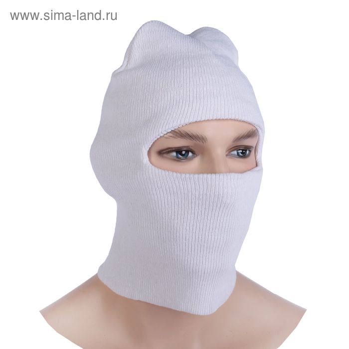 Шлем-маска 1 отверстие, цвет белый
Шлем-маска 1 отверстие, цвет белый