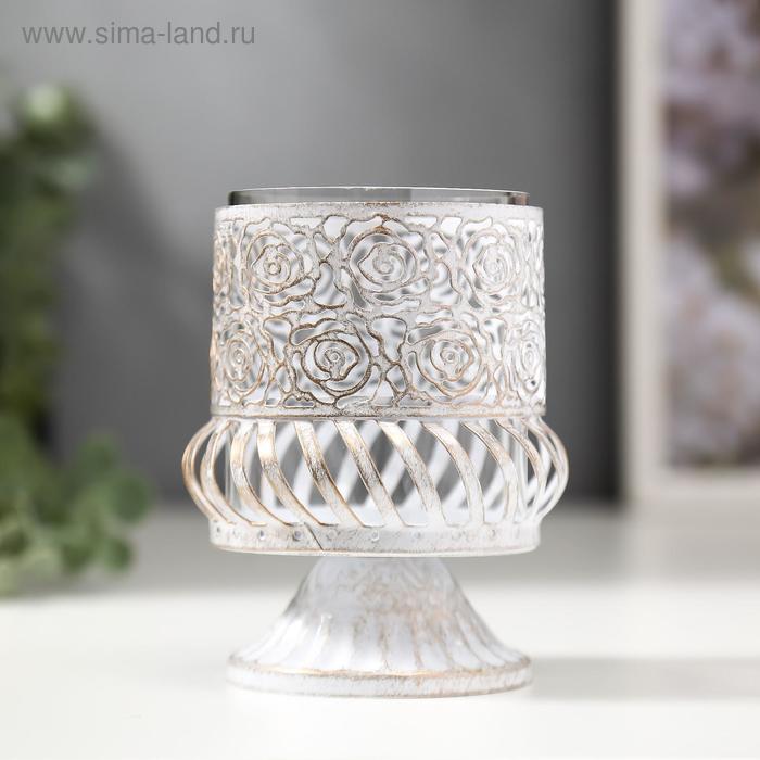 Подсвечник металл на 1 свечу "Розы" 12х8,5х8,5 см
Подсвечник металл на 1 свечу "Розы" 12х8,5х8,5 см